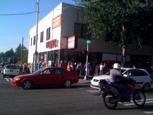 ...the rest of line  - going around the corner and another 100 feet or so!